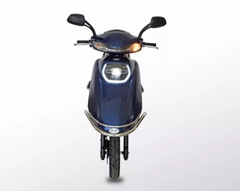 the Electric Motorcycle With Tail Box